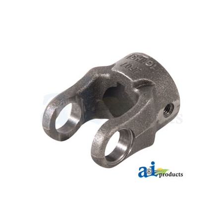 A & I Products Round Bore Implement Yoke (w/ Double Keyway & Set Screw) 3" x2" x3" A-806-1020